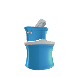 Potty Time Set- Big Tot Potty Blue