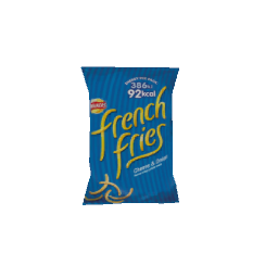 French Fries Crisps - Cheese & Onion (small bag)