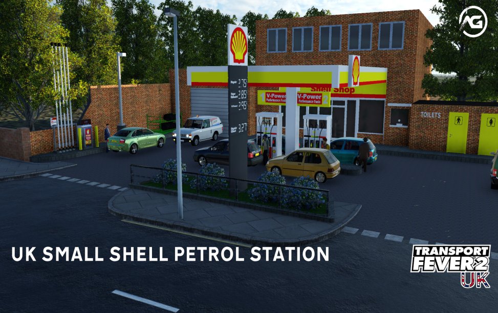 Small Shell Petrol Station