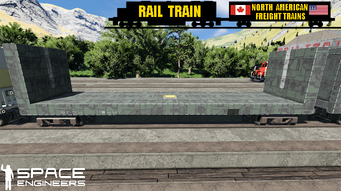 Rail Train BCOL Bulkhead Car