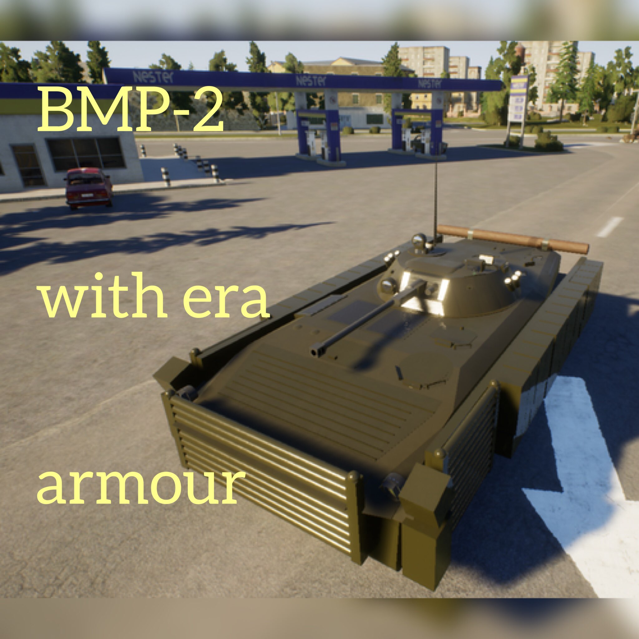 БМП-2 with dynamic armour preview