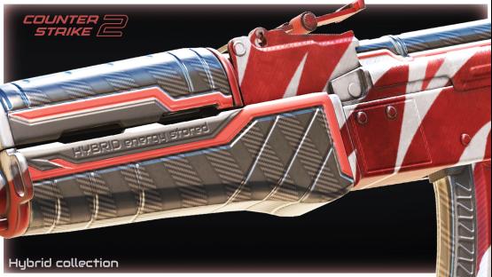 AK-47 | HYBRID v2 red (UPDATED)
