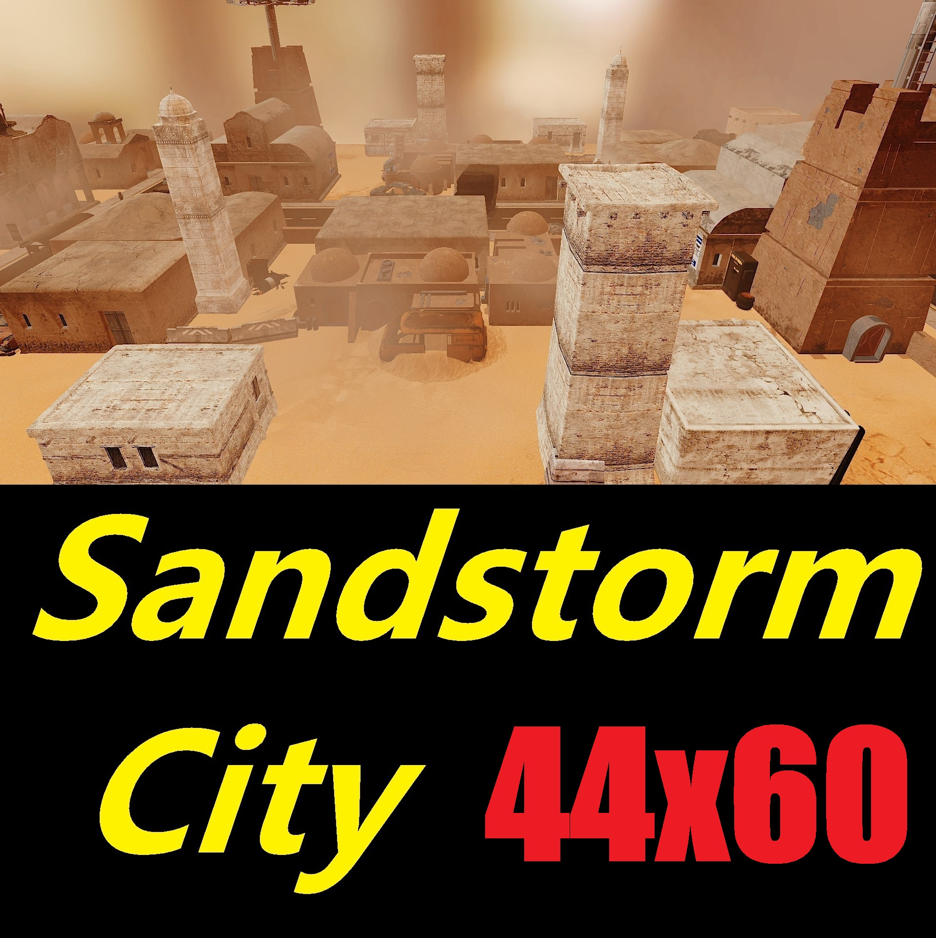 40k Strike Force/Incursion Map: Sandstorm City