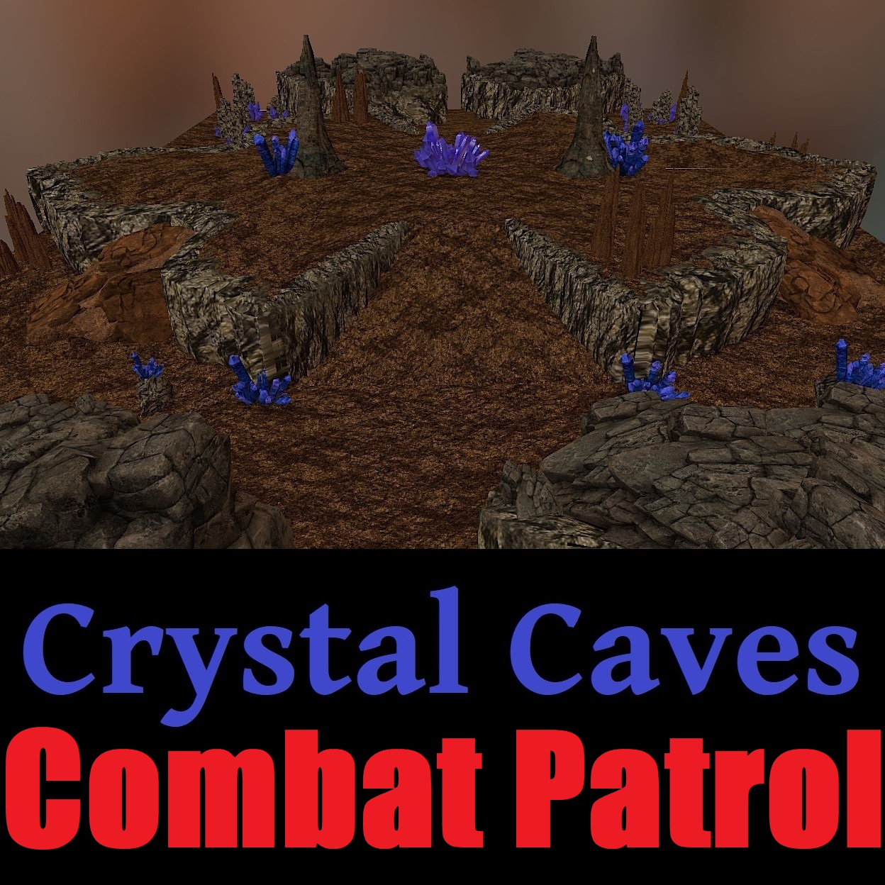 40k Combat Patrol (10th Ed.) Map: Crystal Caves