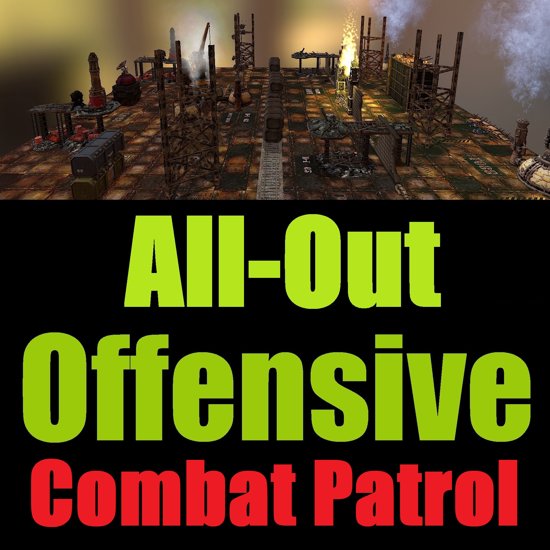 40k Combat Patrol (10th Ed.) Map: All-Out Offensive