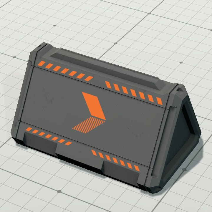 Sci-fi crate triangle