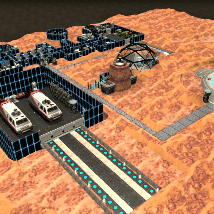 Sci fi research base Alpha Orion