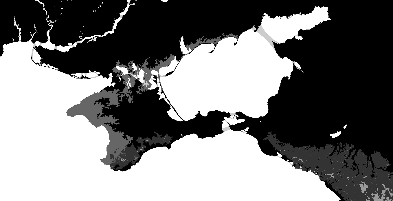 Crimean Peninsula and surroundings