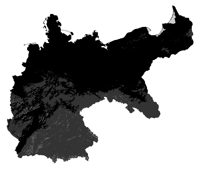 German Empire Height map
