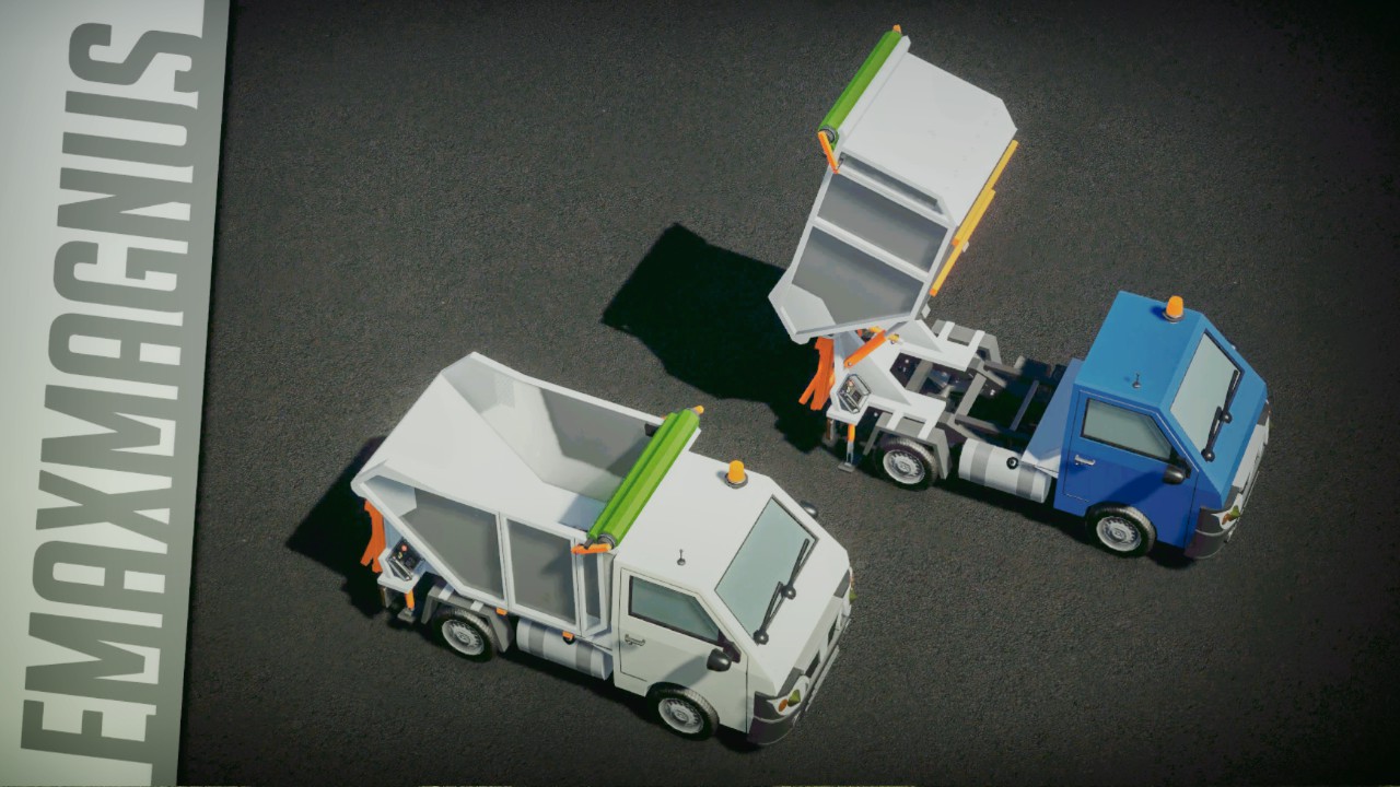Piaggio Porter garbage container attachment