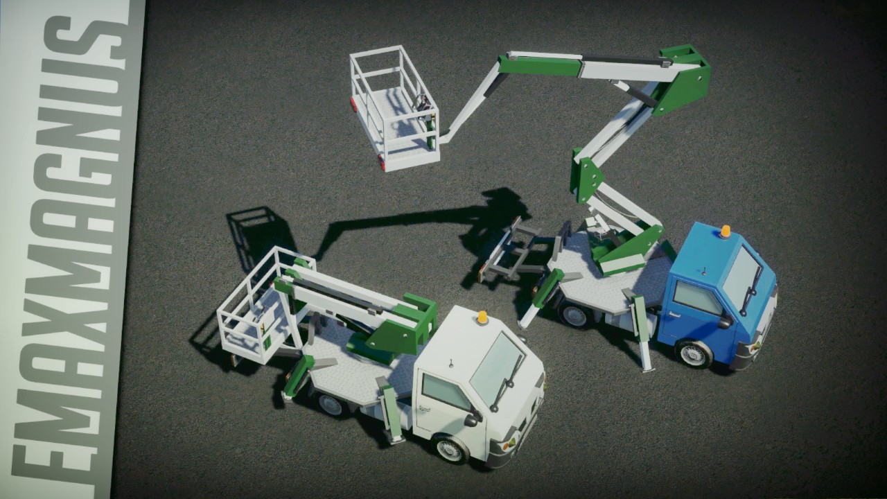 Piaggio Porter aerial lift attachment
