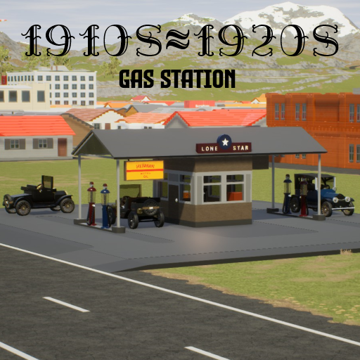 1910-1920s gas station