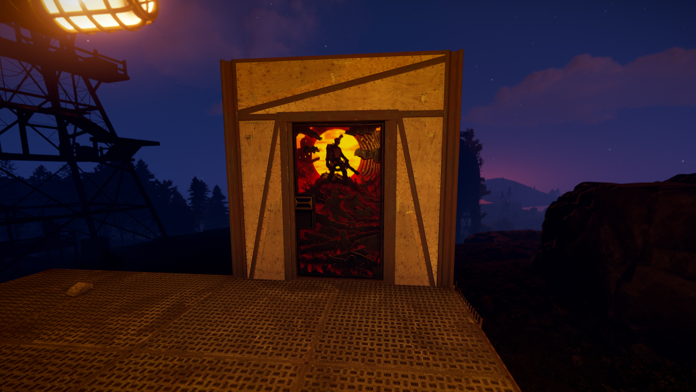 Shadowborn Sheet Metal Door