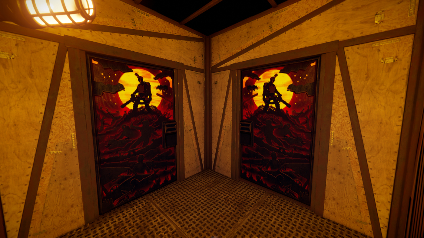 Shadowborn Sheet Metal Door