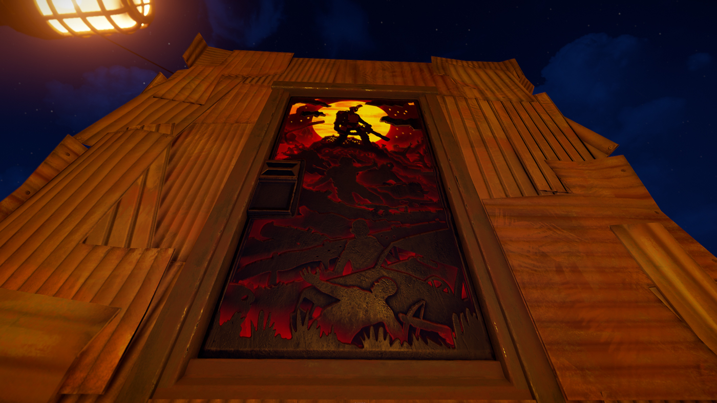 Shadowborn Sheet Metal Door