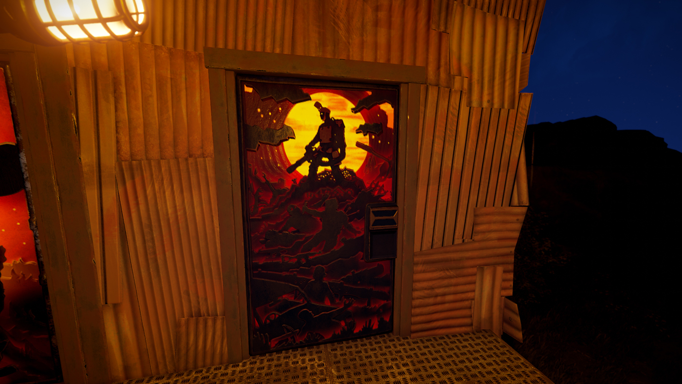 Shadowborn Sheet Metal Door
