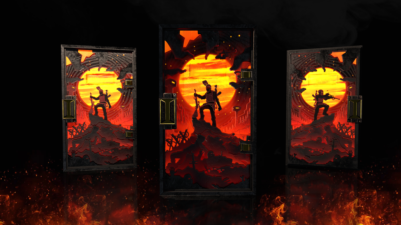 Shadowborn Armored Door