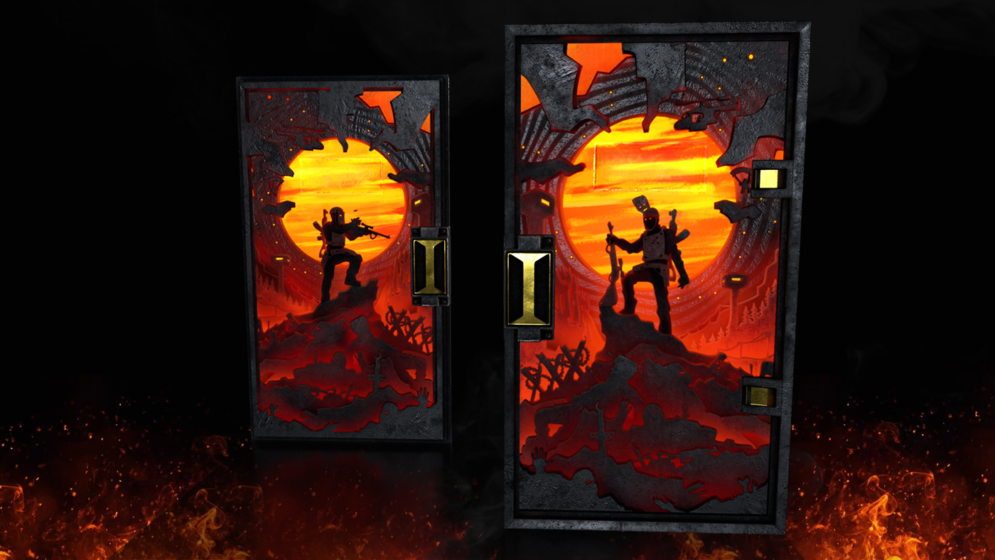 Shadowborn Armored Door