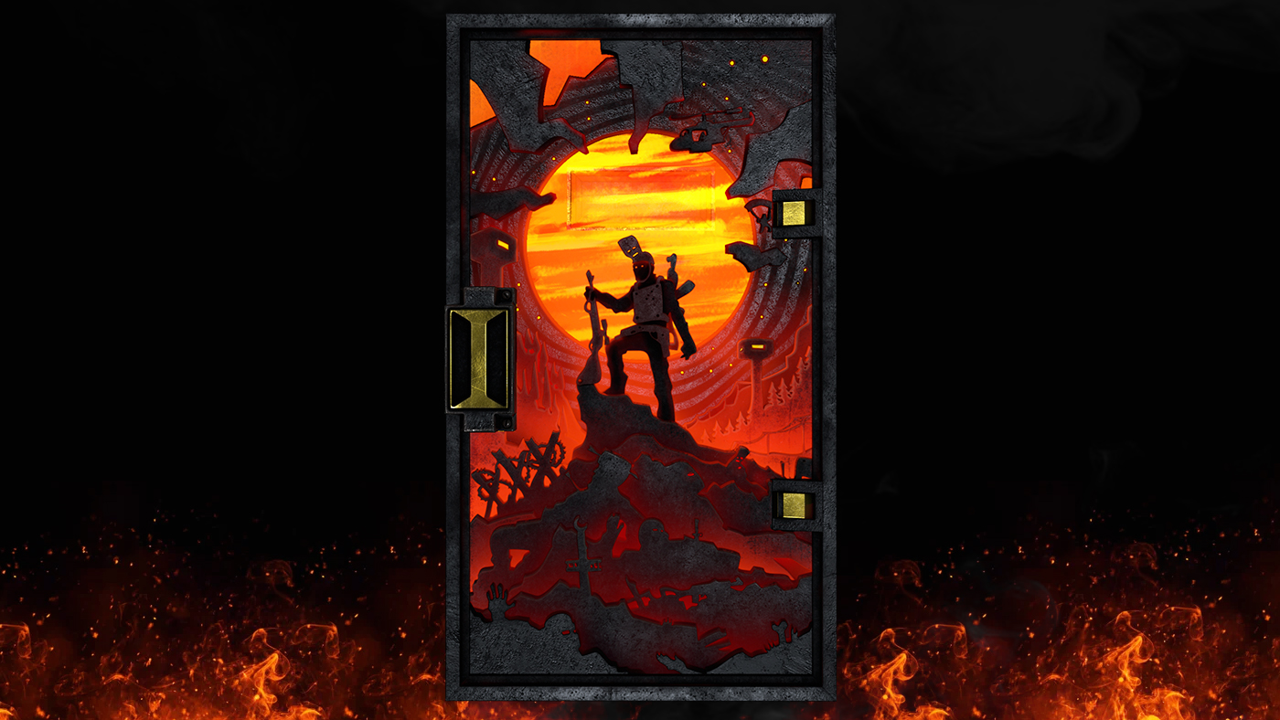 Shadowborn Armored Door