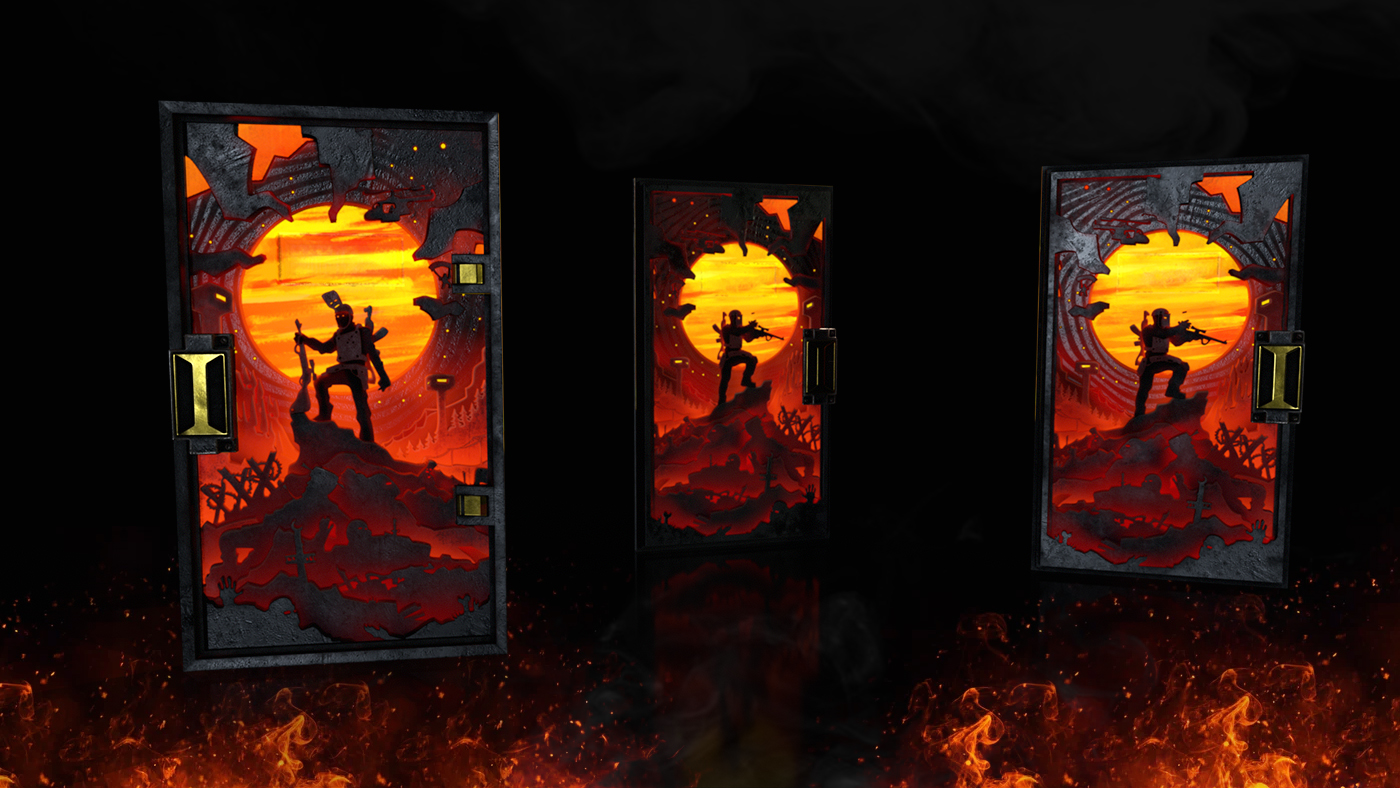 Shadowborn Armored Door