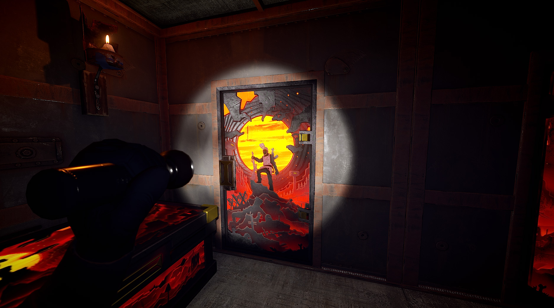 Shadowborn Armored Door