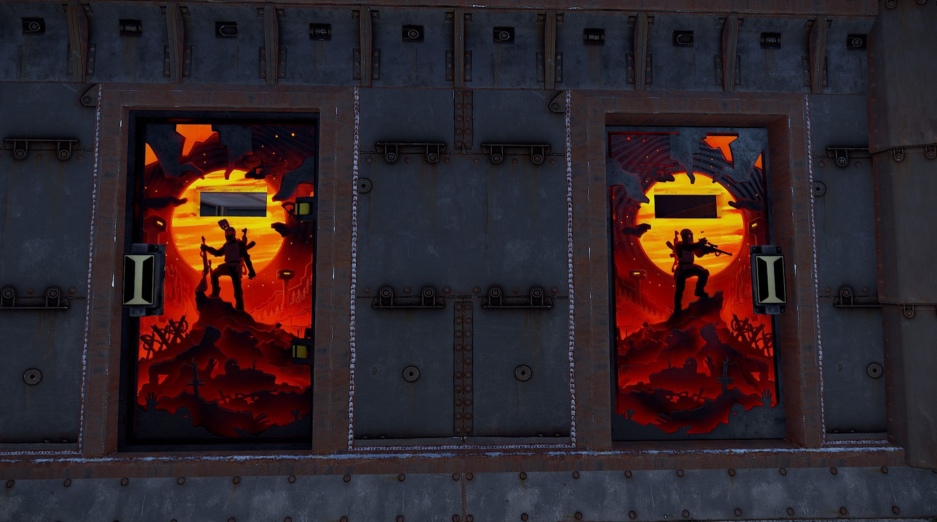 Shadowborn Armored Door