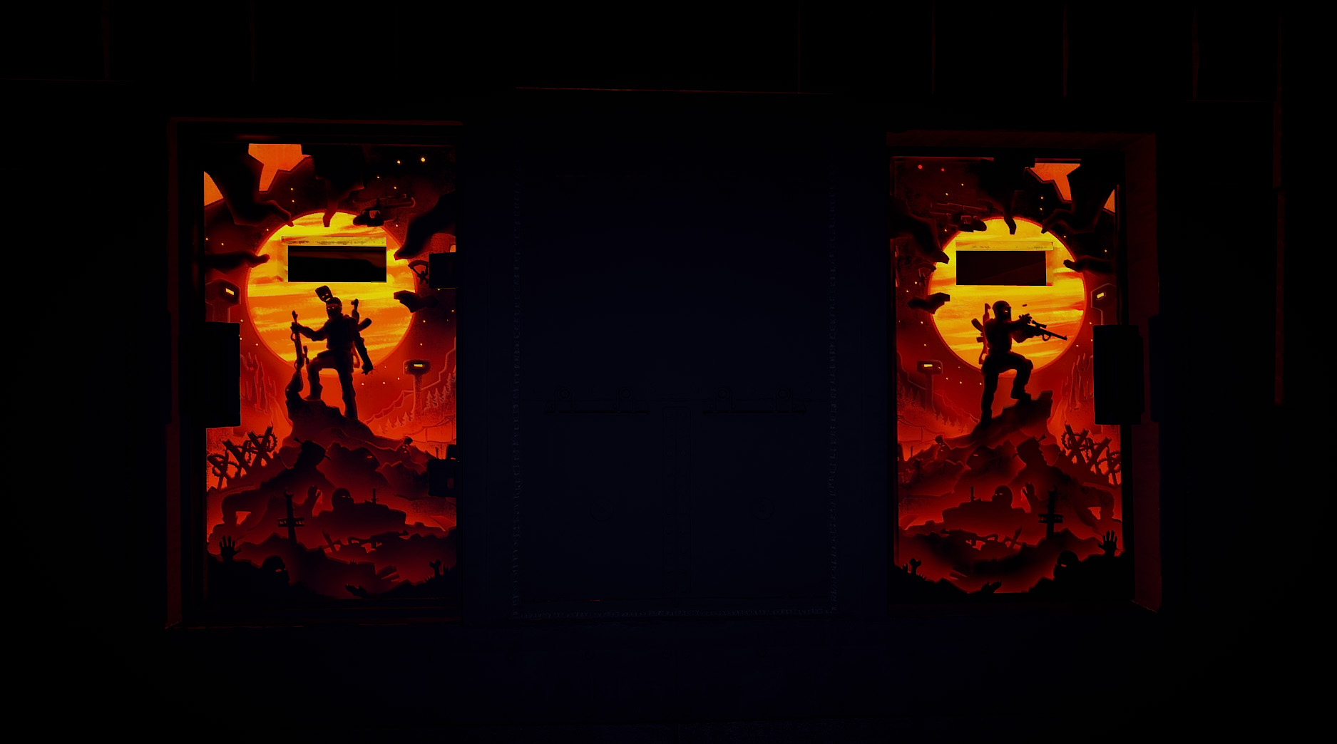 Shadowborn Armored Door