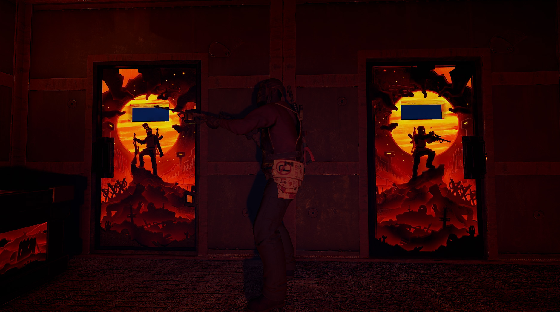 Shadowborn Armored Door