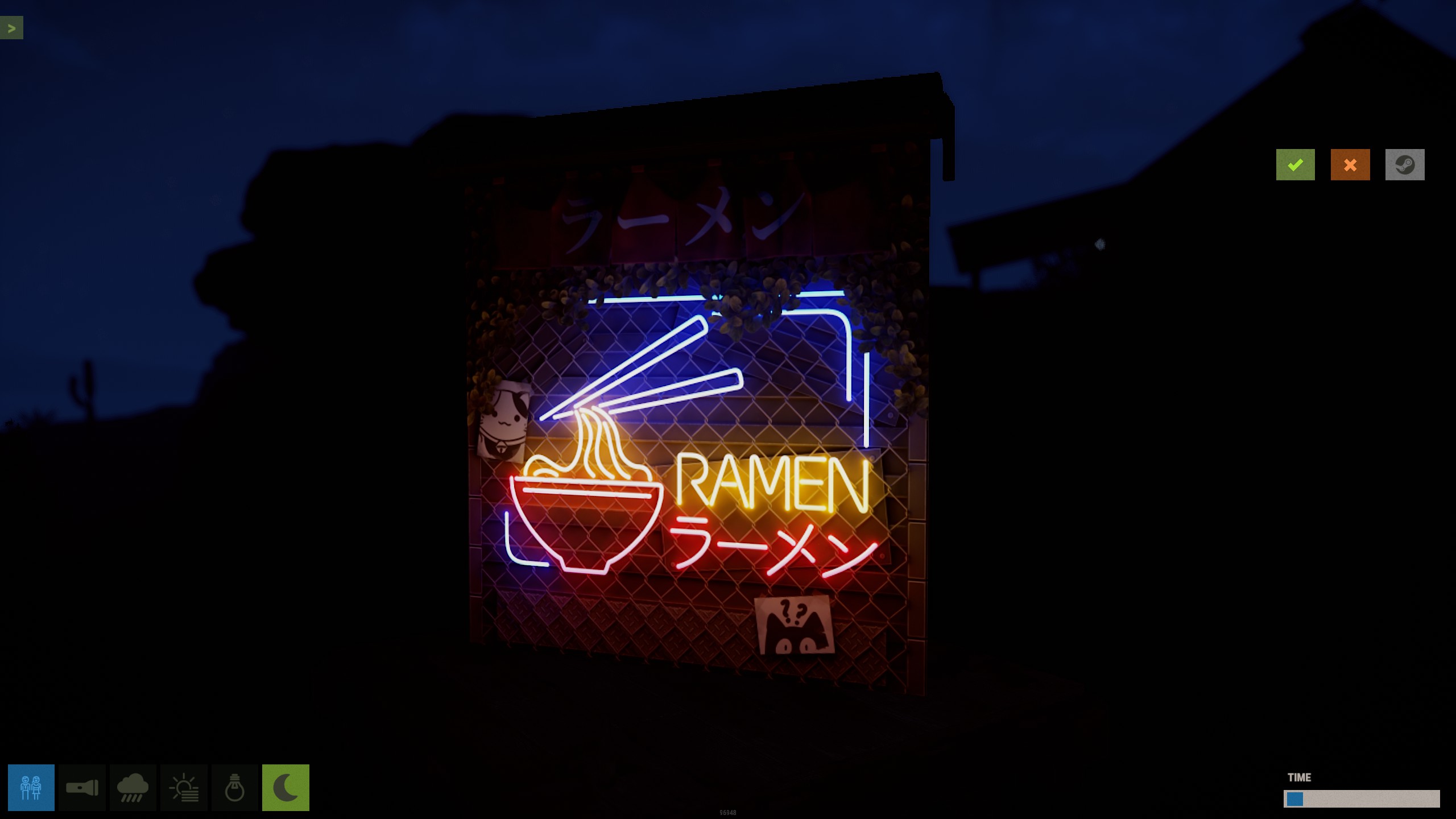 Ramen Garage Door