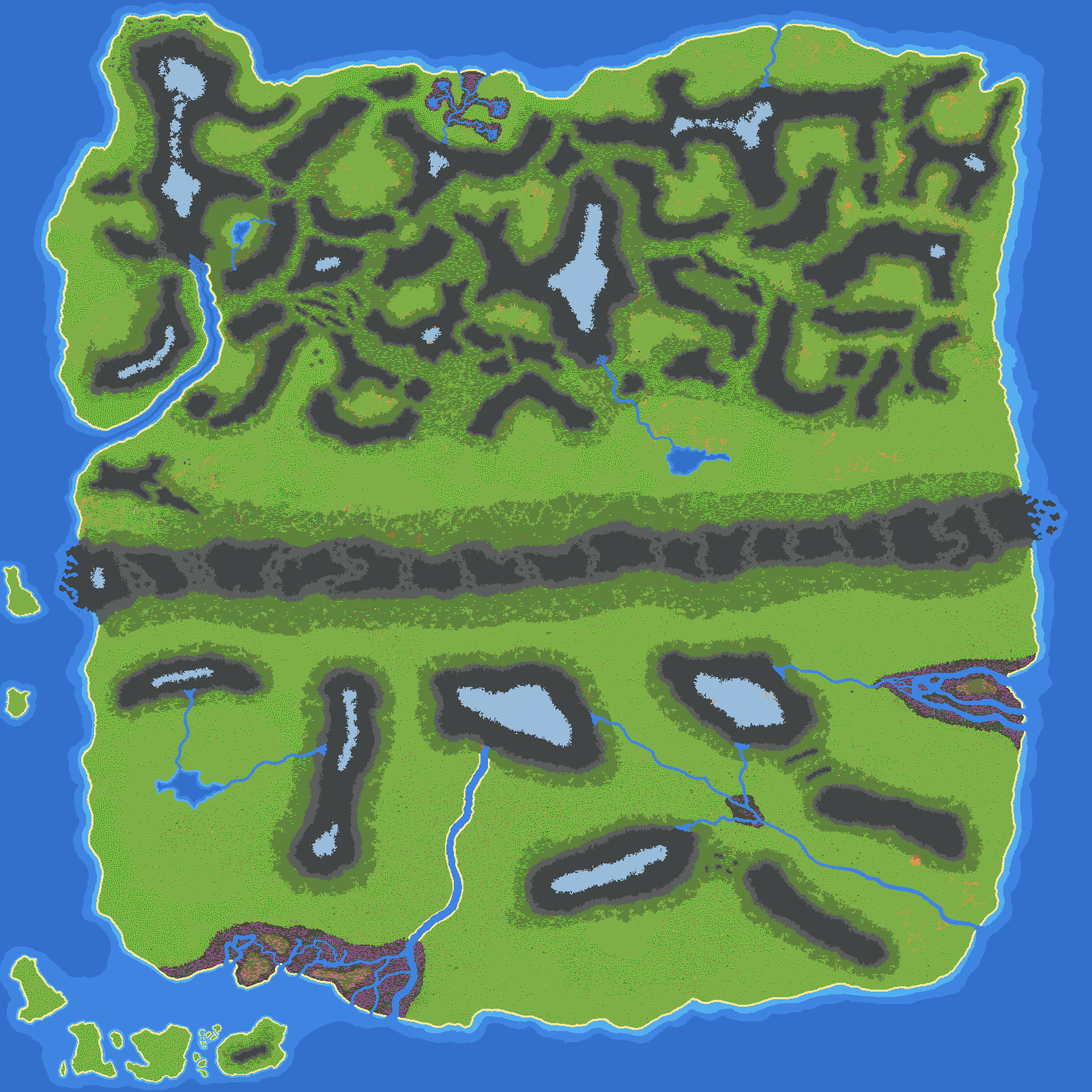 Just huge map 25x25 preview