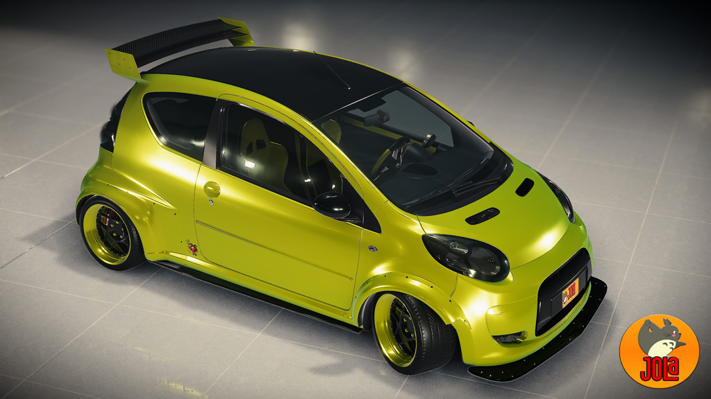 Livery Citroen C1 - Clear / Black Roof
