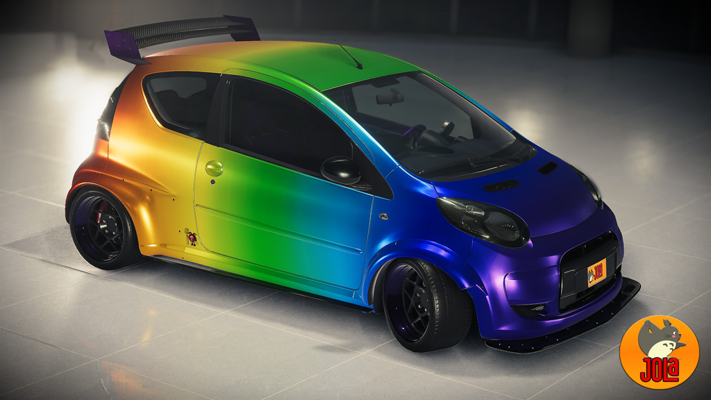 Livery Citroen C1 - Rainbow