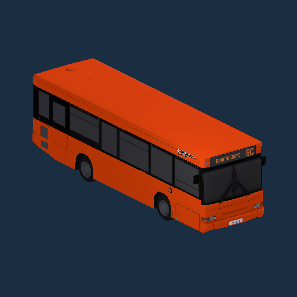 Dennis Dart MPD 8.8m - Strathclyde PTE 1982