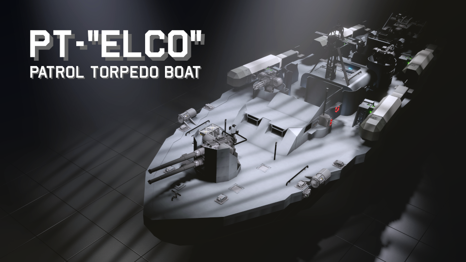 Elco PT Boat (Patrol Torpedo)