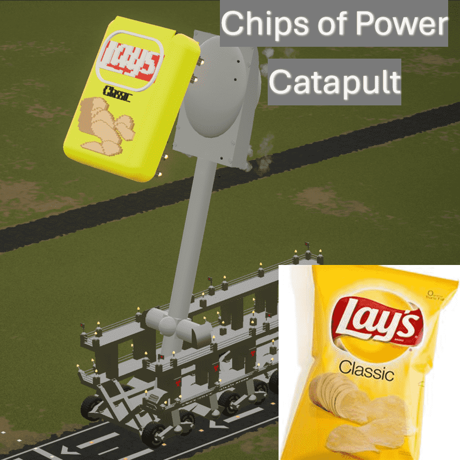 Lays Chips of Power Catapult shockwave destroyer