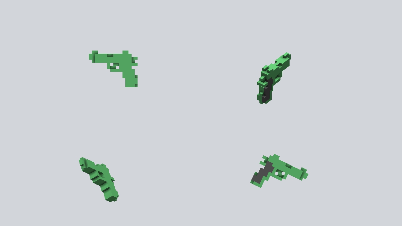 green flare gun