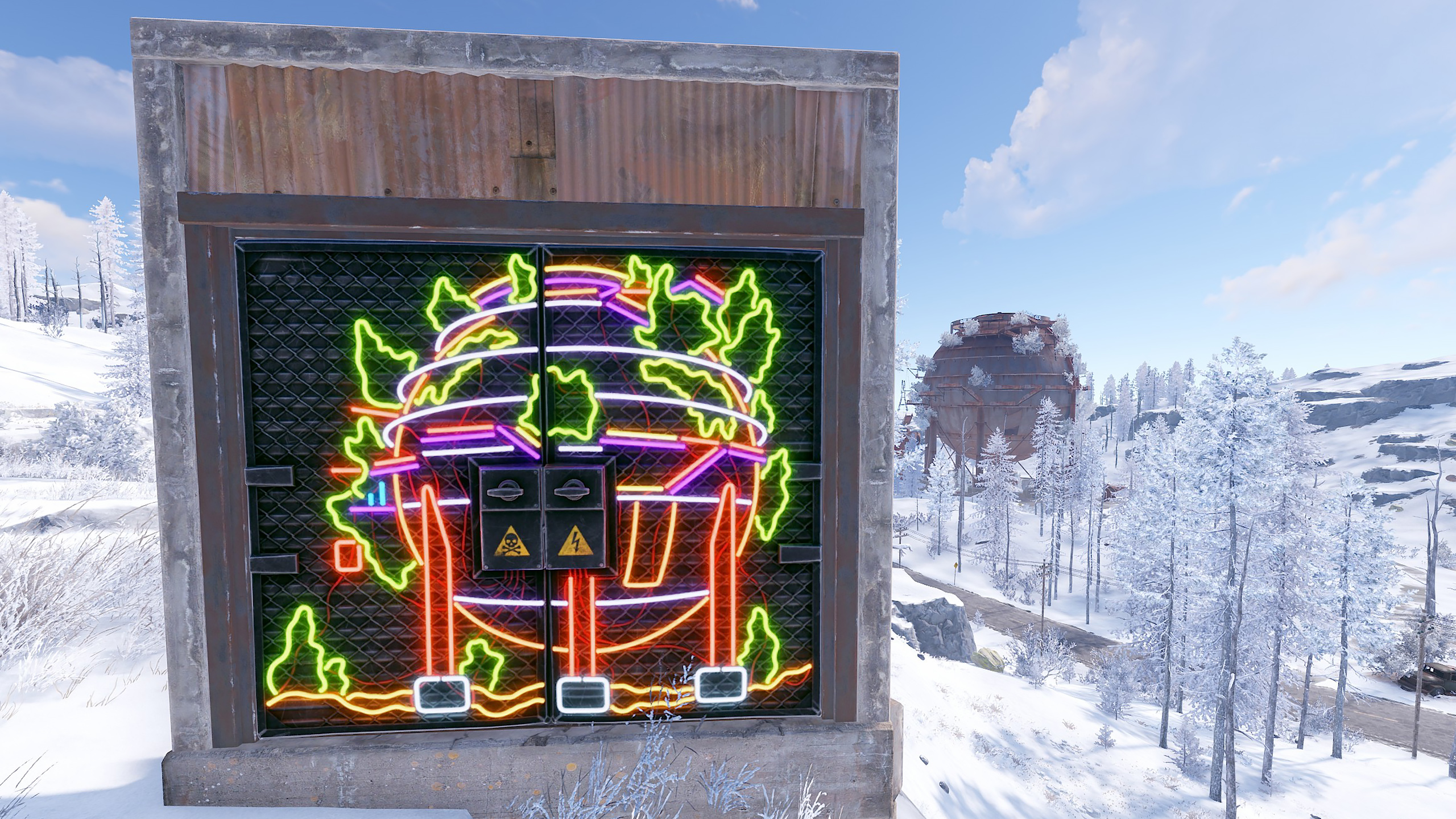 Neon Dome Double Door