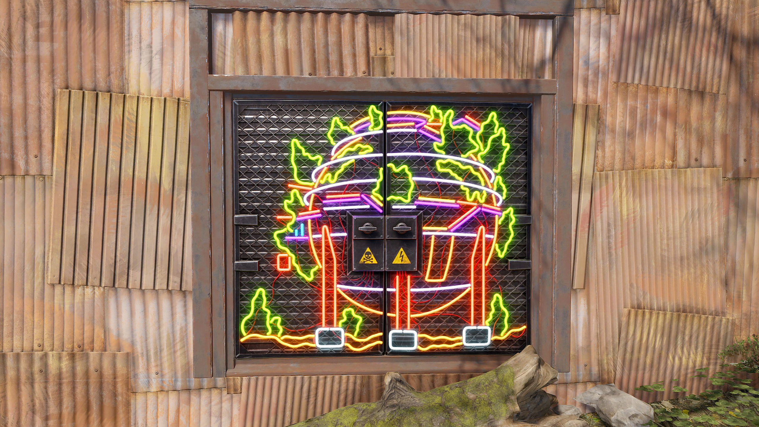 Neon Dome Double Door