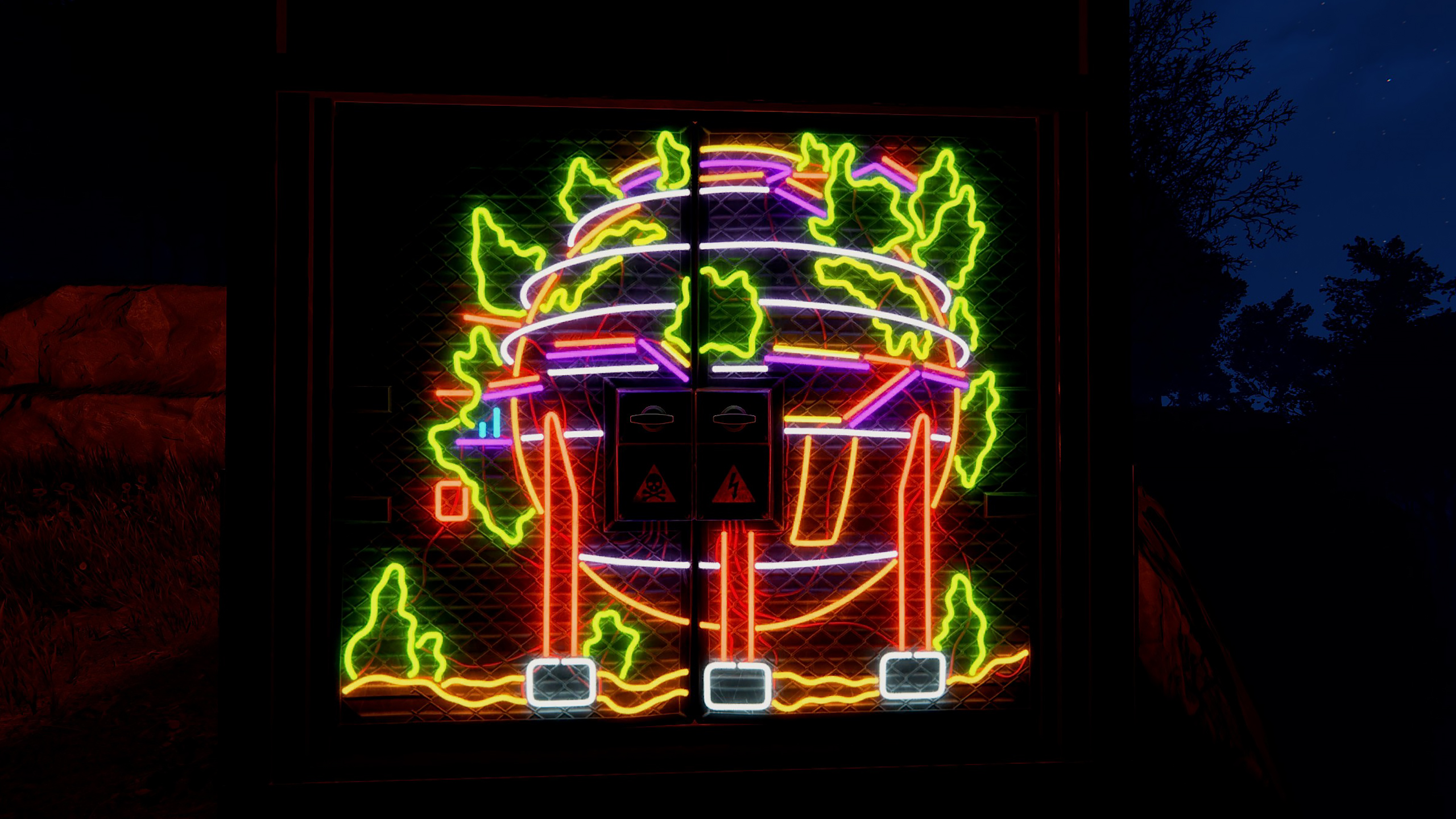 Neon Dome Double Door