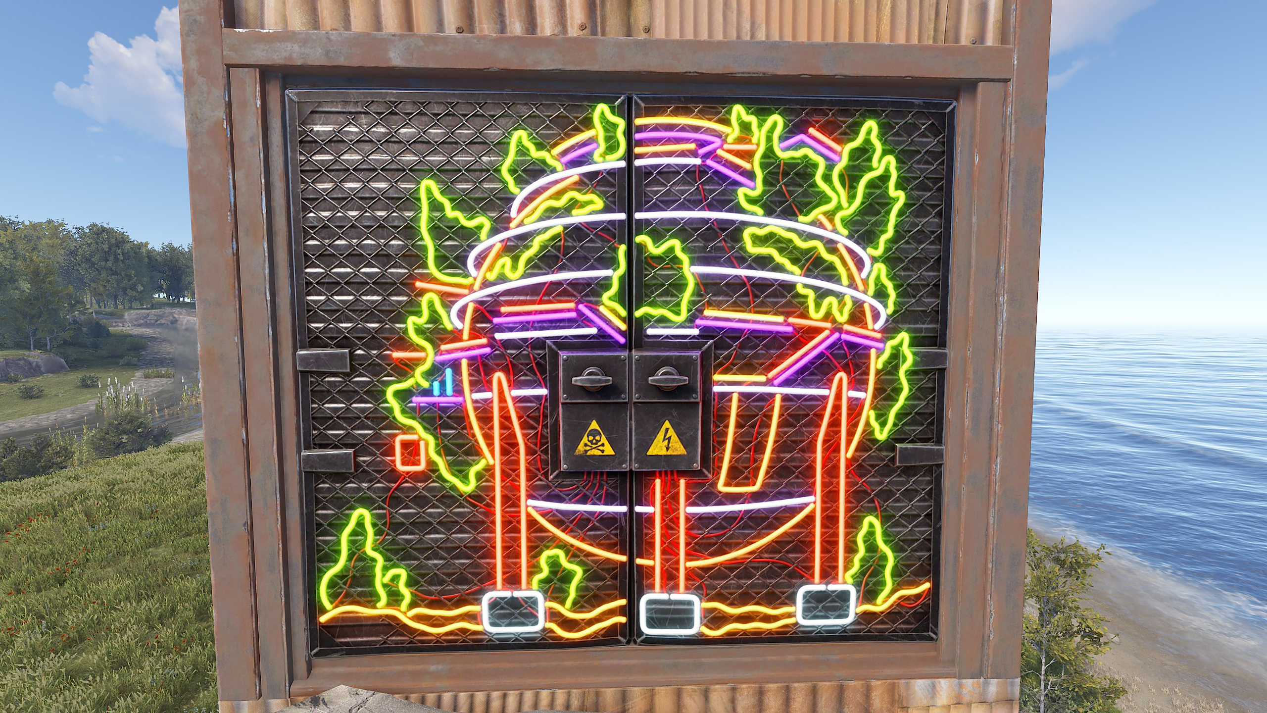 Neon Dome Double Door