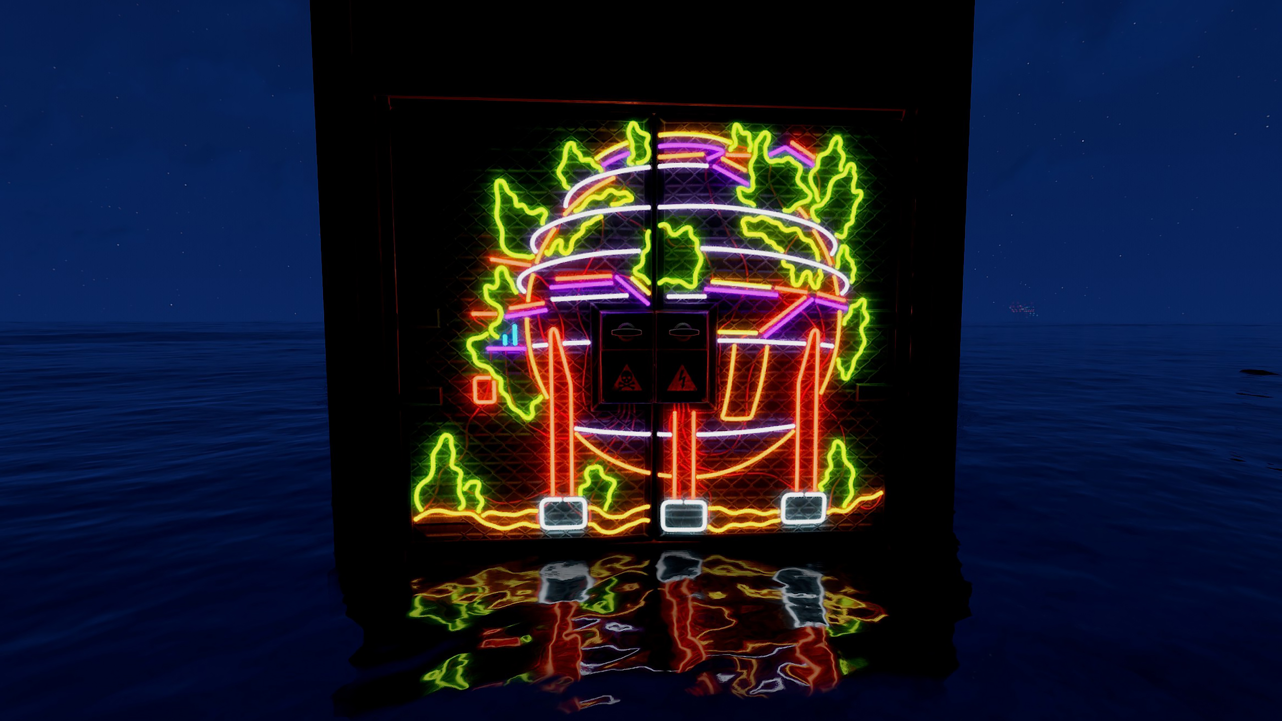 Neon Dome Double Door