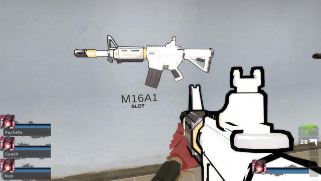Blue Archive Shirasu Azusa SKIN M4A1 Replacement for M16 v2