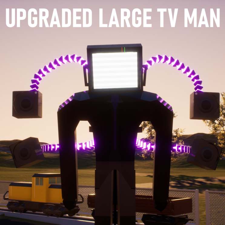 Upgraded Large Tv Man! Skibi