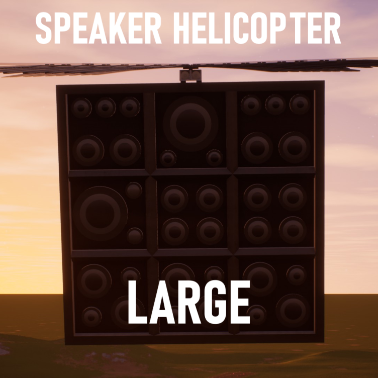 Large Helicopter Speaker Revamp! Skibi