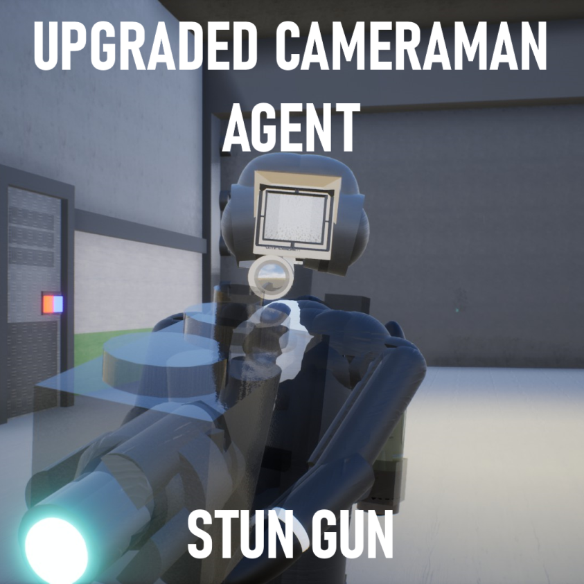Upgraded Cameraman Agent (stun gun)! Skibi