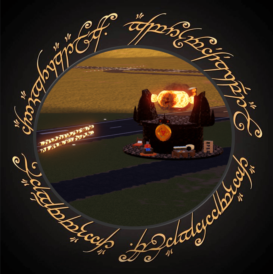 Sauron´s working one ring theme on laser eye turret LOTR