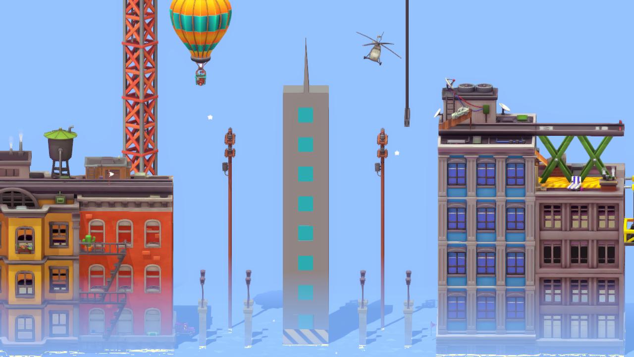The collapsing tower