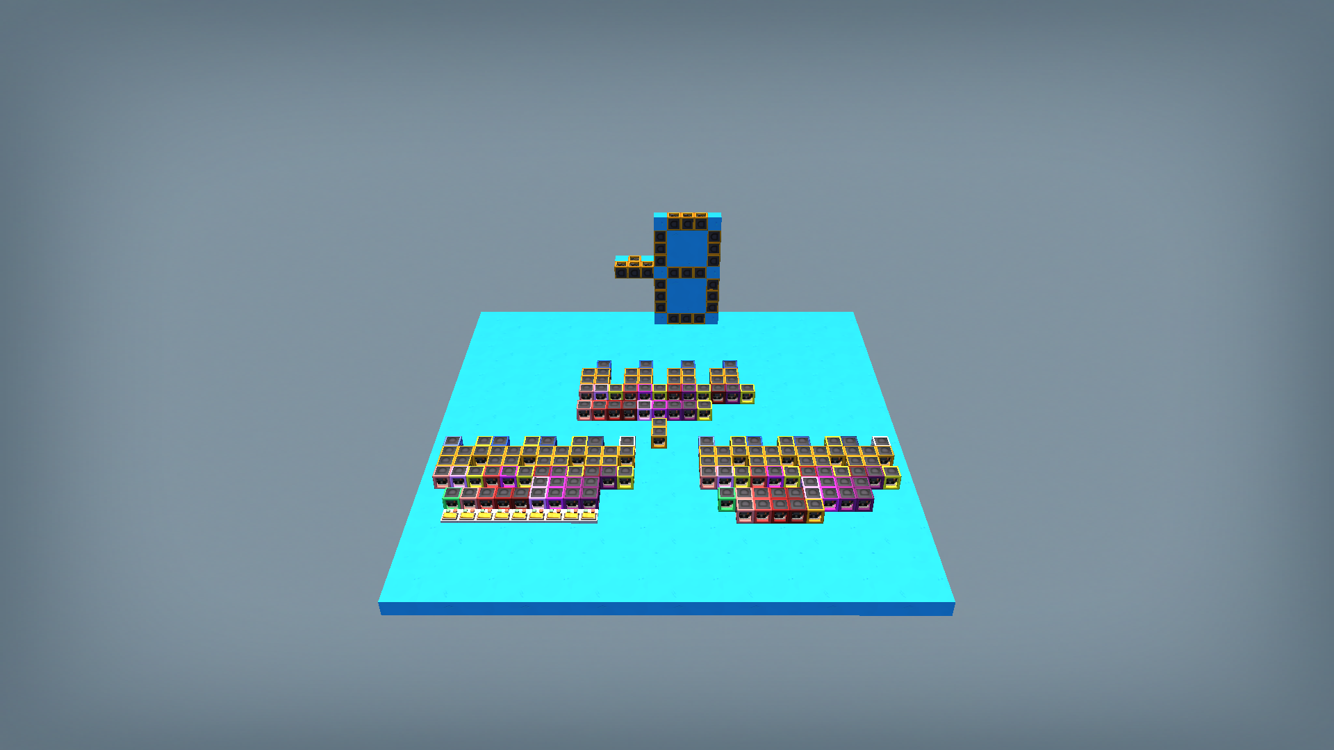 4 Bit Adder Subtractor with Two's Complement and a 8 segment display
