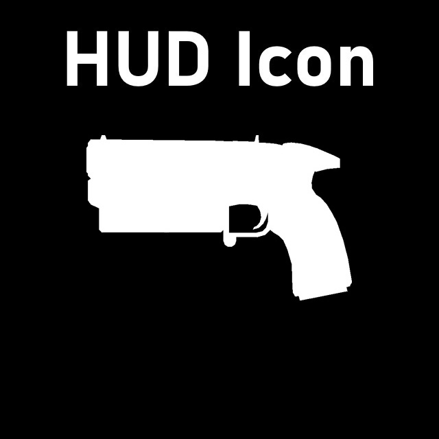 Fallout: New Vegas - 12.7mm Pistol HUD Icon (Magnum)
