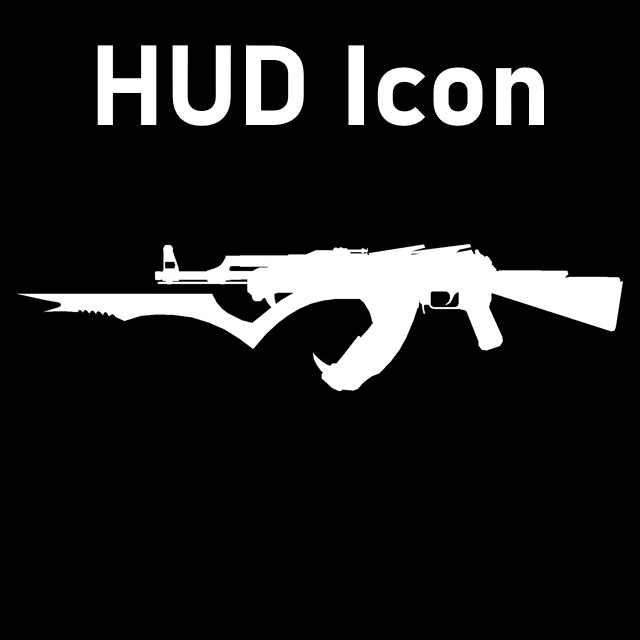 A.V.A - White King AK HUD Icon (AK-47)
